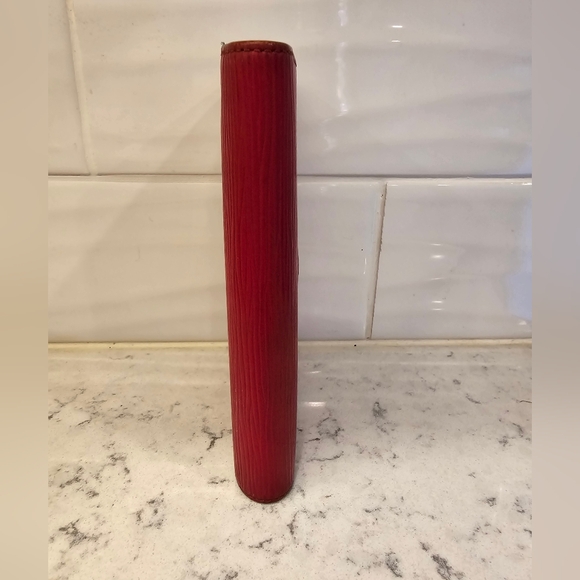 Louis Vuitton Red Epi leather Porte- Tressor Etui Papiers wallet - Picture 4 of 16